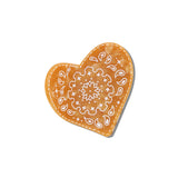 Hand-painted Paisley Heart Claw Hair Clip | Eco-Friendly