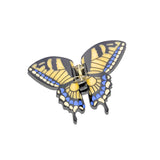Hand-Painted Swallowtail Butterfly Claw Hair Clip | Eco-Friendly