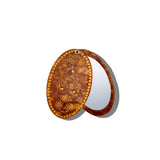 Hand-painted Lucky Penny Compact Mirror | Eco-Friendly