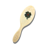 Hand-painted Clover Amazing Hair Day Brush | Eco-Friendly