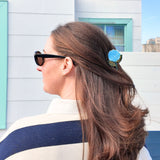 Hand-painted Hydrangea Claw Hair Clip | Eco-Friendly