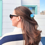Hand-painted Hydrangea Claw Hair Clip | Eco-Friendly