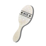 Hand-painted NYC Mosaic Amazing Hair Day Brush | Eco-Friendly