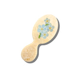 Hand-painted Forget-Me-Not Handbag Hero Brush | Eco-Friendly