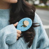 Hand-painted Hydrangea Handbag Hero Brush | Eco-Friendly