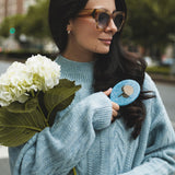 Hand-painted Hydrangea Handbag Hero Brush | Eco-Friendly