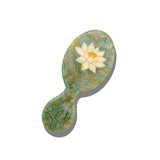 Hand-painted Lotus Handbag Hero Brush | Eco-Friendly