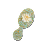 Hand-painted Lotus Handbag Hero Brush | Eco-Friendly