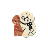 Hand-painted Puppy Friends Claw Hair Clip | Eco-Friendly