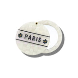 Hand-painted Paris Mosaic Compact Mirror | Eco-Friendly
