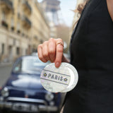 Hand-painted Paris Mosaic Compact Mirror | Eco-Friendly