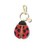 Hand-painted Ladybug Bag Charm + Keychain | Eco-Friendly