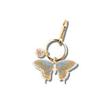 Hand-painted Swallowtail Bag Charm + Keychain | Eco-Friendly