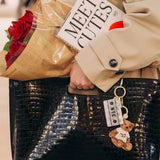 Hand-painted NYC Mosaic Bag Charm + Keychain | Eco-Friendly