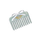 Hand-painted Vintage Bow Pocket Comb | Eco-Friendly