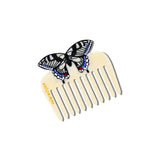 Hand-painted Swallowtail Pocket Comb | Eco-Friendly
