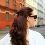 Hand-painted Basque Pepper Claw Hair Clip | Eco-Friendly