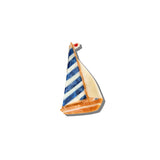 Hand-painted Sailboat Claw Hair Clip | Eco-Friendly