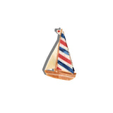 Hand-painted Sailboat Claw Hair Clip | Eco-Friendly