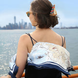 Hand-painted Sailboat Claw Hair Clip | Eco-Friendly