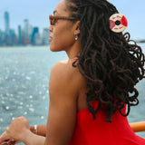 Hand-painted Lifesaver Claw Hair Clip | Eco-Friendly
