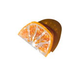 Hand-painted Citrus Slice Claw Hair Clip | Eco-Friendly