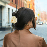 Hand-painted Scallop Seashell Claw Hair Clip | Eco-Friendly