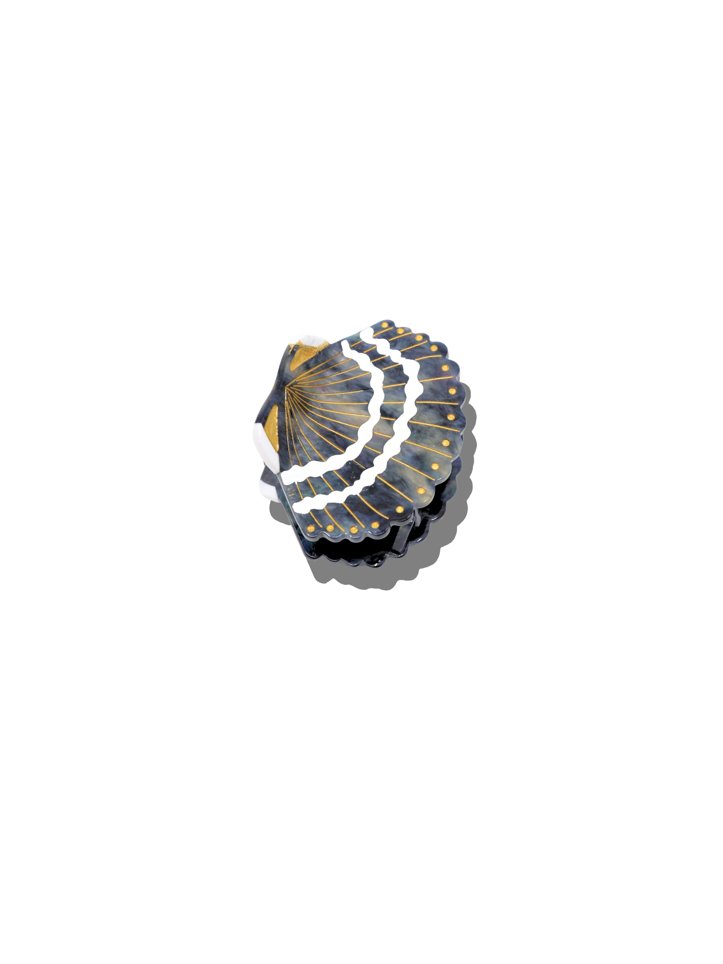 Hand-painted Mini Seashell Claw Hair Clip | Eco-Friendly