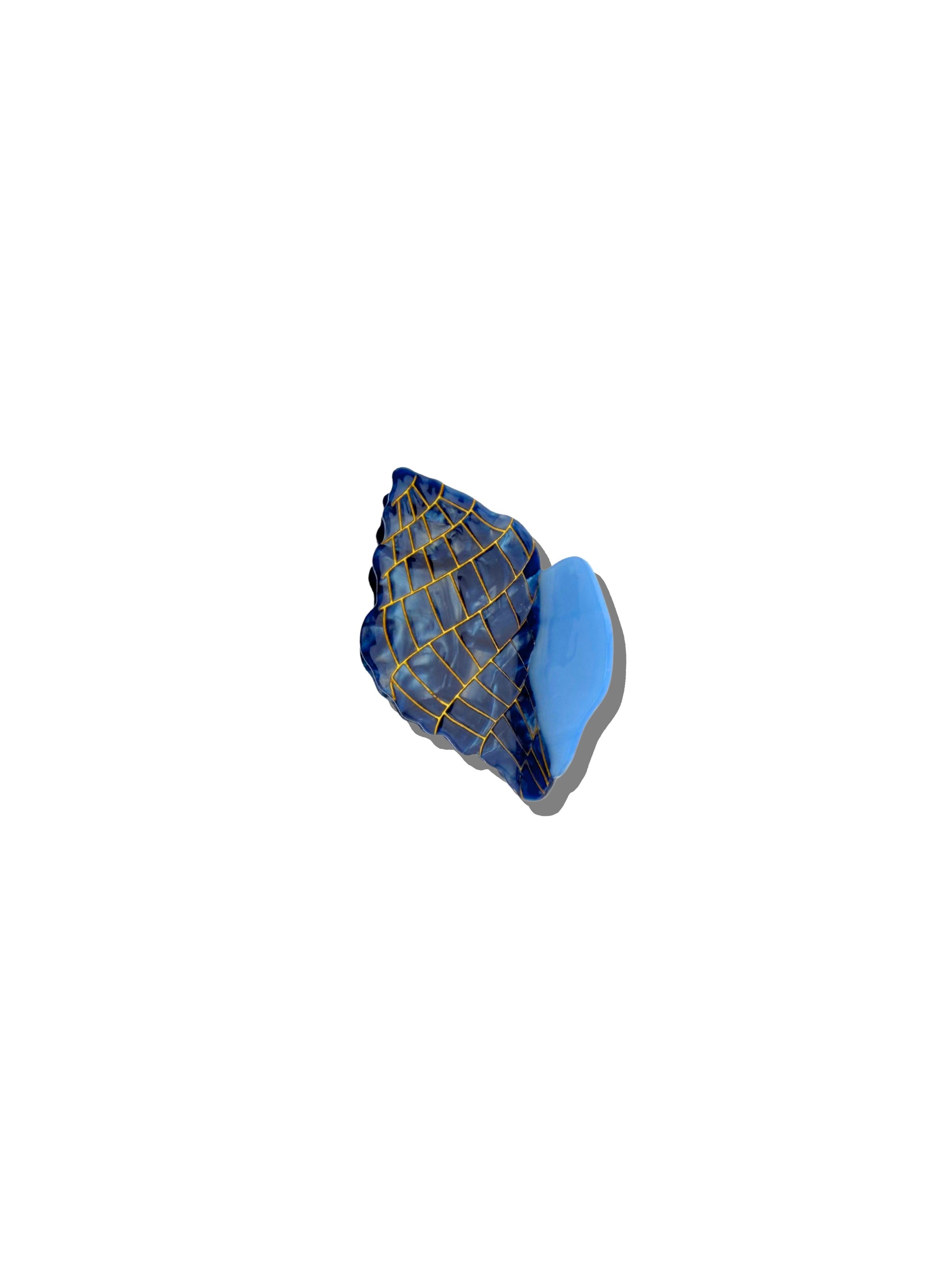 Hand-painted Tulip Conch Shell Claw Hair Clip | Eco-Friendly