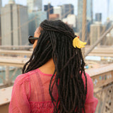 Hand-painted Banana Claw Hair Clip | Eco-Friendly