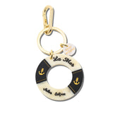 Hand-painted Lifesaver Bag Charm + Keychain | Eco-Friendly