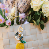 Hand-painted Lifesaver Bag Charm + Keychain | Eco-Friendly