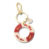 Hand-painted Lifesaver Bag Charm + Keychain | Eco-Friendly
