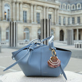 Hand-painted Seashell Bag Charm + Keychain | Eco-Friendly