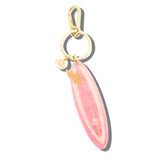 Hand-painted Surf Board Bag Charm + Keychain | Eco-Friendly
