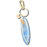 Hand-painted Surf Board Bag Charm + Keychain | Eco-Friendly