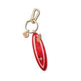 Hand-painted Surf Board Bag Charm + Keychain | Eco-Friendly