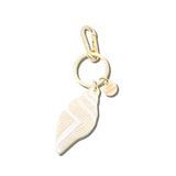 Hand-painted Conus Conch Bag Charm + Keychain | Eco-Friendly