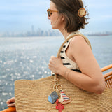 Hand-painted Lobster Bag Charm + Keychain | Eco-Friendly
