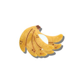 Hand-painted Banana Compact Mirror | Eco-Friendly