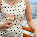 Hand-painted Gelato Compact Mirror | Eco-Friendly