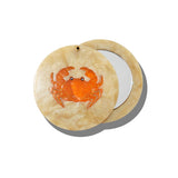 Hand-painted Crab Compact Mirror | Eco-Friendly