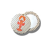 Hand-painted Lobster Compact Mirror | Eco-Friendly