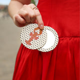 Hand-painted Lobster Compact Mirror | Eco-Friendly