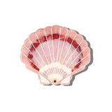 Hand-painted Sunset Seashell Compact Mirror | Eco-Friendly