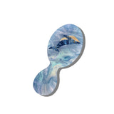Hand-painted Whale Handbag Hero Brush | Eco-Friendly