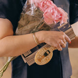 Hand-painted Champagne Handbag Hero Brush | Eco-Friendly