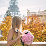 Hand-painted Champagne Handbag Hero Brush | Eco-Friendly