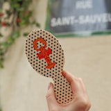 Hand-painted Lobster Handbag Hero Brush | Eco-Friendly