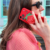 Hand-painted Strawberry GripCharm | Eco-Friendly